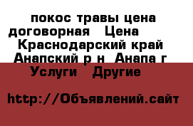 покос травы цена договорная › Цена ­ 150 - Краснодарский край, Анапский р-н, Анапа г. Услуги » Другие   